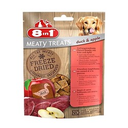 8 İn 1 - 8 in 1 Freeze Dried Tahılsız Ördek ve Elmalı Kurutulmuş Köpek Ödülü 50 Gr
