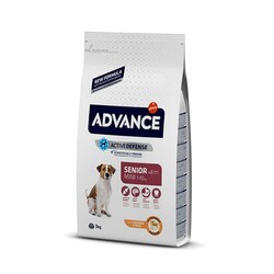 Advance - Advance Senior Mini Tavuklu Küçük Irk Yaşlı Köpek Maması 3 Kg