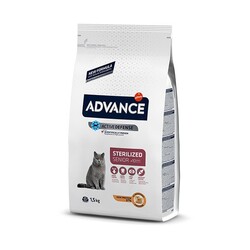 Advance - Advance Sterilised Senior +10 Yaş Kısırlaştırılmış Yaşlı Kedi Maması 1.5 Kg