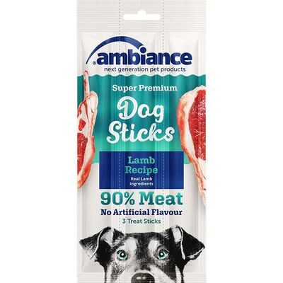 Ambiance Stick Kuzulu Köpek Ödül Çubuğu 3 lü