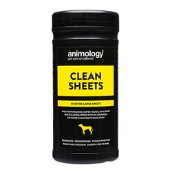 Animology - Animology Clean Sheets Köpek Islak Temizlik Mendili (80 Adet)