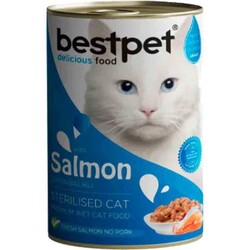 Best Pet - Bestpet Sterilised Somonlu Kısırlaştırılmış Kedi Konservesi 400 Gr