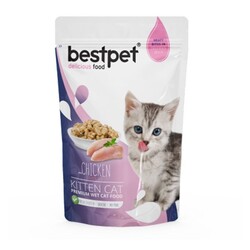 Best Pet - BestPet Kitten Jelly Pouch Yavru Kedi Maması 85 Gr