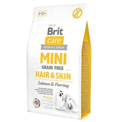 Brit Care Hair Skin Küçük Irk Tahılsız Somonlu ve Ringa Balıklı Köpek Maması 7 kg