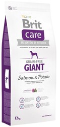 Brit Care - Brit Care Giant Tahılsız Somonlu İri Irk Yetişkin Köpek Maması 12 Kg