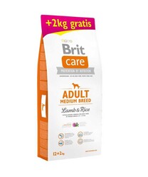 Brit Care - Brit Care Hypo-Allergenic Kuzulu Orta Irk Yetişkin Köpek Maması 12+2 kg