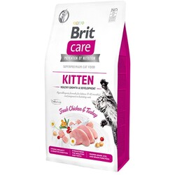 Brit Care - Brit Care Kitten Hypo-Allergenic Tavuk ve Hindili Tahılsız Yavru Kedi Maması 7 kg