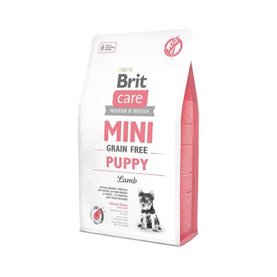 Brit Care Mini Puppy Kuzulu Tahılsız Küçük Irk Yavru Köpek Maması 2 kg