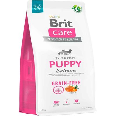 Brit Care Puppy Skin&Coat Somonlu Tahılsız Yavru Köpek Maması 12 kg