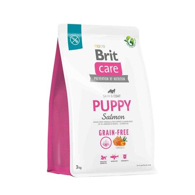 Brit Care Puppy Skin&Coat Somonlu Tahılsız Yavru Köpek Maması 3 kg