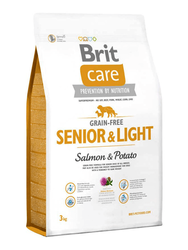 Brit Care - Brit Care Senior Light Tahılsız Somonlu Yaşlı Diyet Köpek Maması 3 Kg