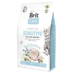Brit Care - Brit Care Sensitive Hypo-Allergenic Ringa Balıklı ve Böcekli Tahılsız Kedi Maması 2 kg