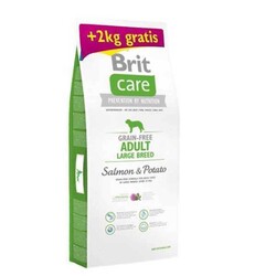 Brit Care - Brit Care Skin&Coat Somonlu Tahılsız Büyük Irk Yetişkin Köpek Maması 12+2 kg