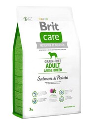 Brit Care - Brit Care Skin&Coat Somonlu Tahılsız Büyük Irk Yetişkin Köpek Maması 3 kg