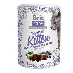 Brit Care - Brit Care Süper Fruits Hindistan Cevizli ve Yaban Mersinli Yavru Kedi Ödülü 100 Gr