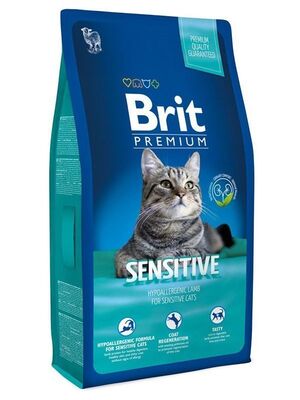 Brit Premium Sensitive Kuzu Etli Yetişkin Kedi Maması 8 kg