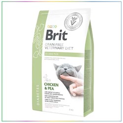Brit Veterinary - Brit Veterinary Diet Diabetes Diyabet Hastalığı olan Kediler için Tahılsız Kedi Maması 2 kg