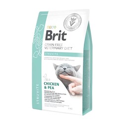 Brit Veterinary - Brit Veterinary Diet Struvite İdrar Yolu Sağlığı Destekleyici Tahılsız Kedi Maması 2 kg