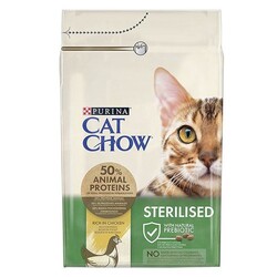 Cat Chow - Cat Chow Sterilised Tavuklu Kısırlaştırılmış Kedi Maması 3 Kg