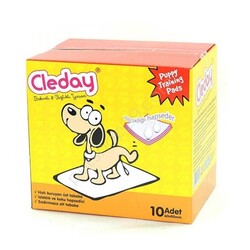 Cleday - Cleday Sızdırmaz Yavru Köpek Çiş Eğitim Pedi 60x9 Cm 10 Adet