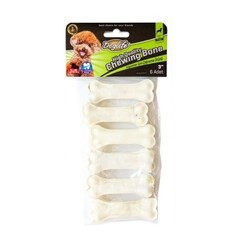 Doglife - Doglife Beyaz Köpek Çiğneme Kemiği 8 cm 6 adet