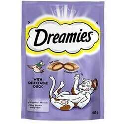 Dreamies İçi Dolgulu Ördekli Kedi Ödülü 60 Gr