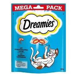 Dreamies - Dreamies Mega Pack İçi Dolgulu Somonlu Kedi Ödülü 180 gr