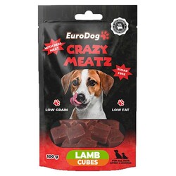 Euro Dog - Eurodog Kuzulu Küp Doğal Köpek Ödül Maması 100 Gr