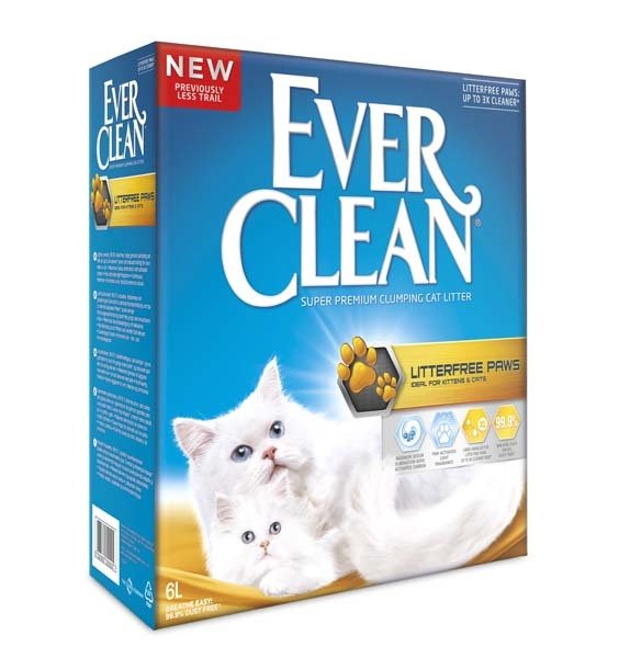 Ever Clean Litterfree Paws Iz Birakmayan Kedi Kumu 6 Lt Dogal Kedi Kumlari Adresemama