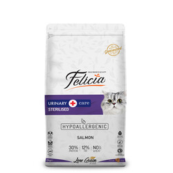 Felicia - Felicia HypoAllergenic Düşük Tahıllı Somonlu Kısırlaştırılmış Kedi Maması 2 kg