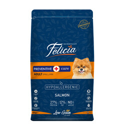 Felicia - Felicia HypoAllergenic Düşük Tahıllı Somonlu Küçük Irk Yetişkin Köpek Maması 6 kg