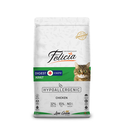 Felicia HypoAllergenic Düşük Tahıllı Tavuklu Yetişkin Kedi Maması 2 kg