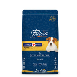 Felicia - Felicia HypoAllergenic Düşük Tahıllı Küçük Irk Kuzulu Yavru Köpek Maması 3 kg