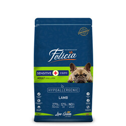 Felicia - Felicia HypoAllergenic Düşük Tahıllı Küçük ve Orta Irk Kuzulu Yetişkin Köpek Maması 3 kg