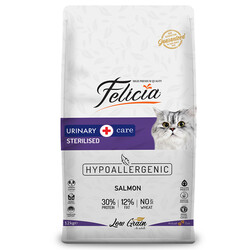 Felicia - Felicia HypoAllergenic Düşük Tahıllı Somonlu Kısırlaştırılmış Kedi Maması 12 kg