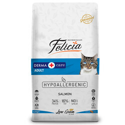 Felicia - Felicia HypoAllergenic Düşük Tahıllı Somonlu Yetişkin Kedi Maması 12 kg