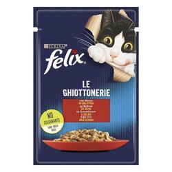 Felix - Felix Pouch Jöle İçinde Sığır Etli Yetişkin Kedi Konservesi 85 gr