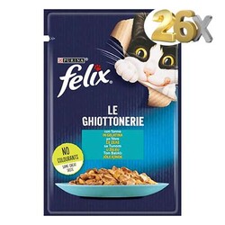 Felix - Felix Pouch Ton Balıklı Yetişkin Kedi Konservesi 85 gr x 26