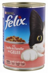 Felix - Felix Somon ve Alabalıklı Kedi Konservesi 400 Gr