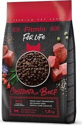 Fitmin - Fitmin forlife Castrate Sığır Etli Kısırlaştırılmış Kedi Maması 1,8 kg