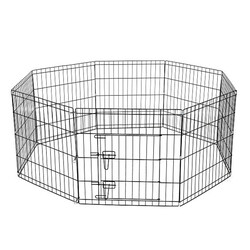 Flip - Flip Katlanır Tel Köpek Çiti Büyük 6 Panel
