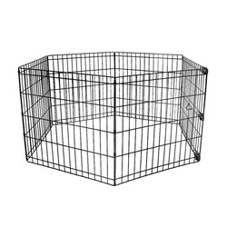 Flip - Flip Katlanır Tel Köpek Çiti Orta 6 Panel
