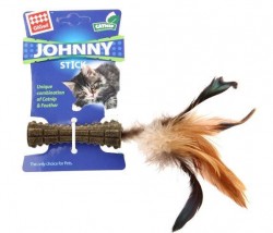 Gigwi - Gigwi 7069 Johnny Stick Catnipli Doğal Tüylü Kedi Oyuncağı 8 X 25 X 25 cm