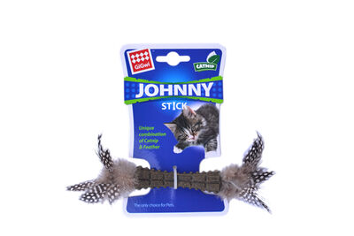 Gigwi Johnny Stick Catnipli Yeşil Tek Tüylü Kedi Oyuncağı