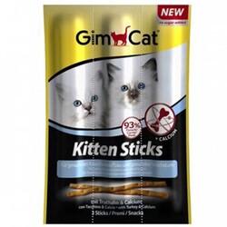 Gimcat Kedi Ödül Çubuğu Sticks Kitten Hindi 3x3 gr - Thumbnail