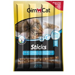 Gimcat - Gimcat Kedi Ödül Çubuğu Sticks Somon Morina 4′lü 20 Gr
