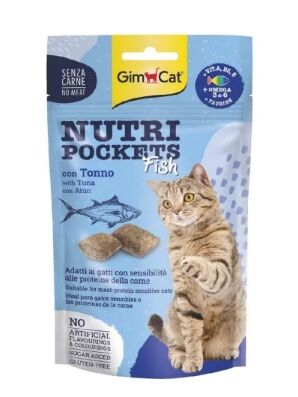 GimCat Nutripockets Ton Balıklı Kedi Ödülü 60 Gr
