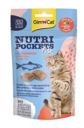 Gimcat - GimCat Nutripockets Somon Balıklı Kedi Ödülü 60 Gr