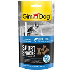 Gimdog - Gimdog Köpek Ödül Tableti Sportsnacks Balıklı 60 Gr