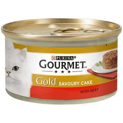 Gourmet Gold - Gourmet Gold Savoury Cake Sığır Etli Kedi Konservesi 85 gr